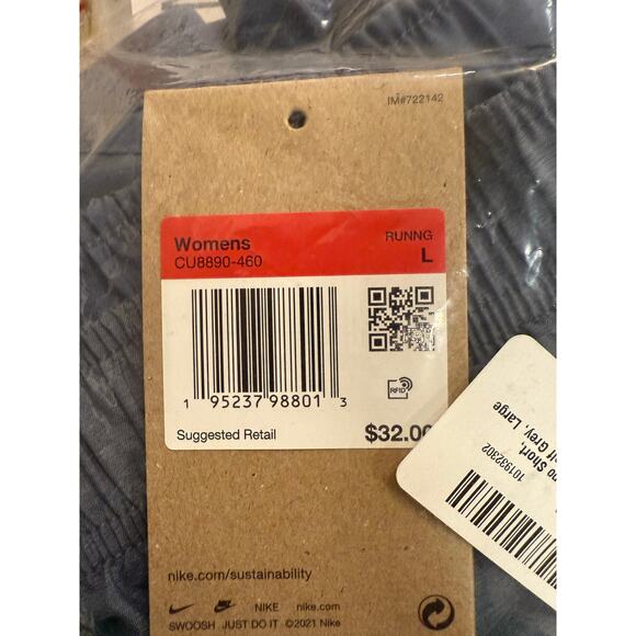 NEW Nike Tempo 3” Running Shorts Women’s Size Large Blue CU8890-460 Dri-FIT - Picture 5 of 5